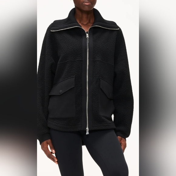 Size L - VARLEY Eleonor Patch Pocket Fleece Jacket - Picture 4 of 16